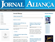 Tablet Screenshot of jornalalianca.com.br